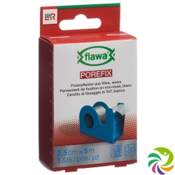 Flawa Porefix Heftpflaster 2.5cmx5m Dispenser