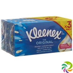 Kleenex Original Kosmetiktuech Trio Neu 3x 80 Stück