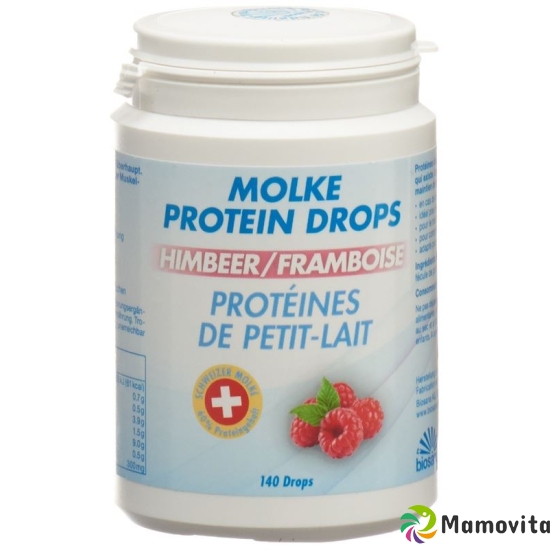 Biosana Molke Protein Drops Himbeer 140 Stück buy online