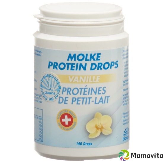 Biosana Molke Protein Drops Vanille 140 Stück buy online