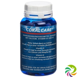 Coralcare Calcium Kapseln 750mg Vitd3 + K2 120 Stück