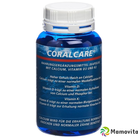 Coralcare Calcium Kapseln 750mg Vitd3 + K2 120 Stück buy online