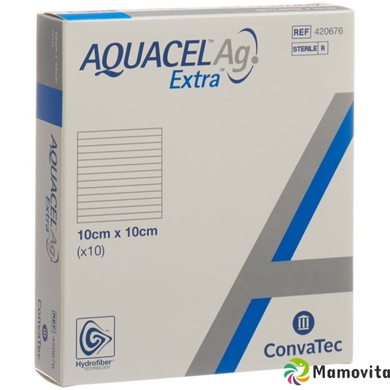 Aquacel (pi) Ag Extra Hydro Verband 10x10cm 10 Stück buy online