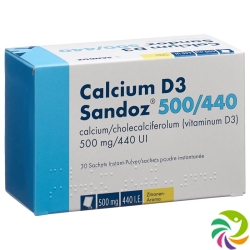 Calcium D3 Sandoz Pulver 500/440 Beutel 30 Stück