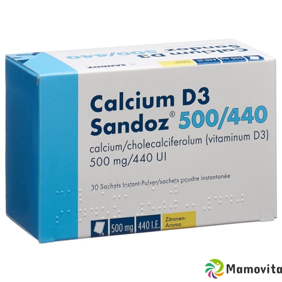 Calcium D3 Sandoz Pulver 500/440 Beutel 30 Stück buy online