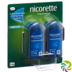 Nicorette Polar Mint Lutschtabletten 2mg 80 Stück