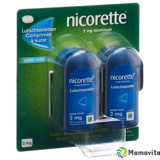 Nicorette Polar Mint Lutschtabletten 2mg 80 Stück buy online