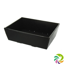 Herboristeria Gift Basket 23x17x8cm Pelle Black