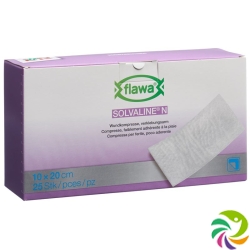 Flawa Solvaline N Kompressen Steril 10x20cm 25 Stück