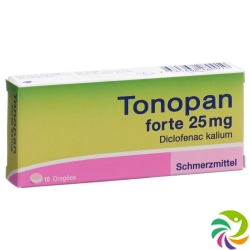 Tonopan Forte Dragees 25mg 10 Stück