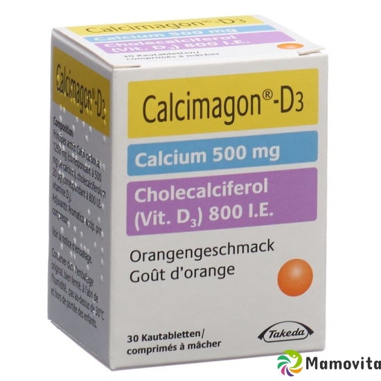 Calcimagon D3 500/800 Orange (o Aspar) Dose 30 Stück buy online