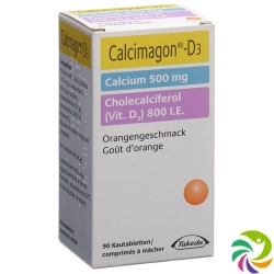 Calcimagon D3 500/800 Orange (o Aspar) Dose 90 Stück