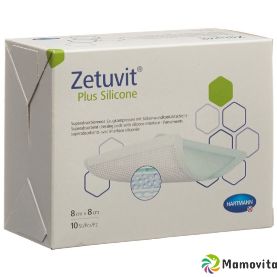 Zetuvit Plus Silicone 8x8cm 10 Stück buy online