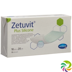 Zetuvit Plus Silicone 10x20cm 10 Stück