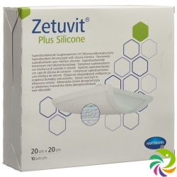 Zetuvit Plus Silicone 20x20cm 10 Stück