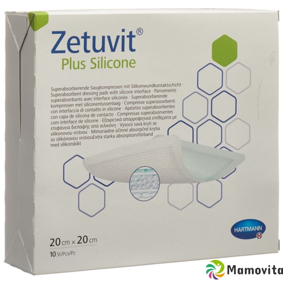 Zetuvit Plus Silicone 20x20cm 10 Stück buy online