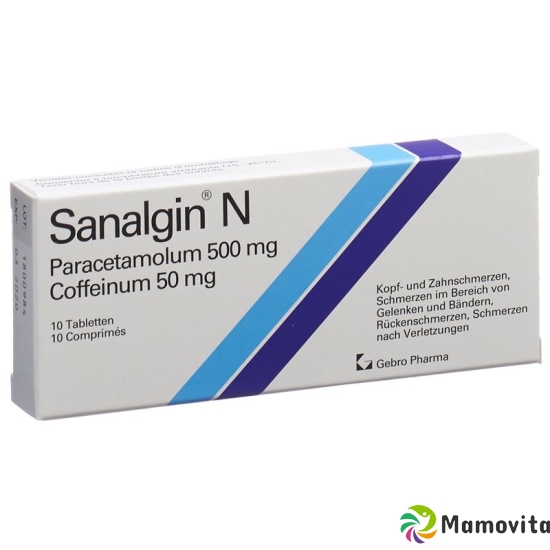 Sanalgin N Tabletten (neu) 10 Stück buy online