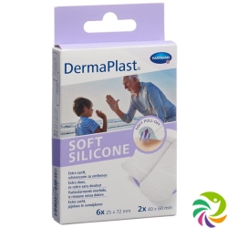 Dermaplast Soft Silicone Strips 8 pieces