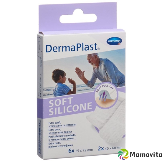 Dermaplast Soft Silicone Strips 8 pieces buy online