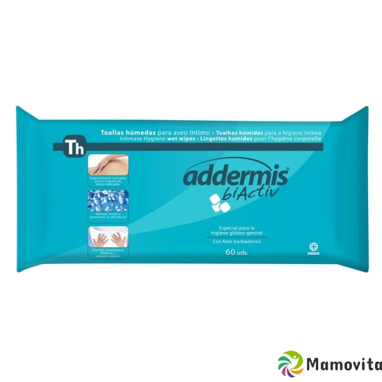 Addermis Biactiv Feuchttücher 60 Stück buy online