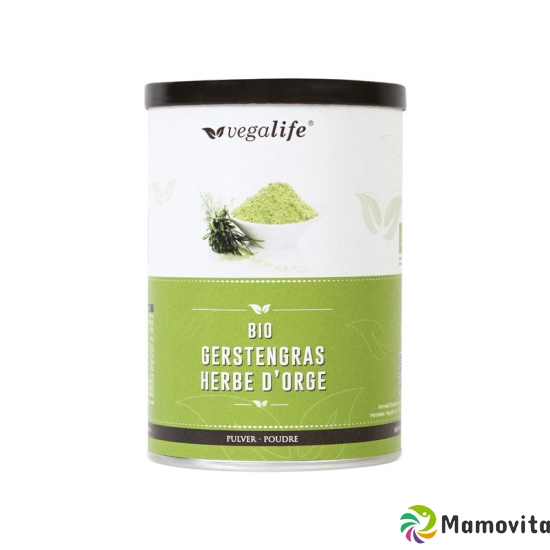 Vegalife Gerstengras Pulver Dose 125g buy online