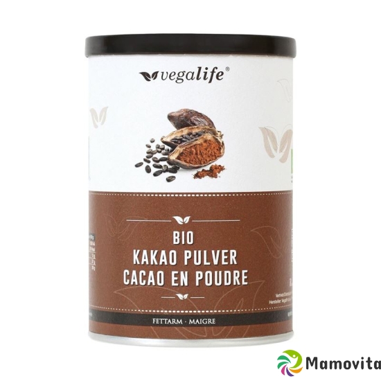 Vegalife Kakao Pulver Fettarm (neu) Dose 125g buy online