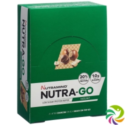 Nutramino Nutra-go Protein Wafer Hazeln 12x 39g