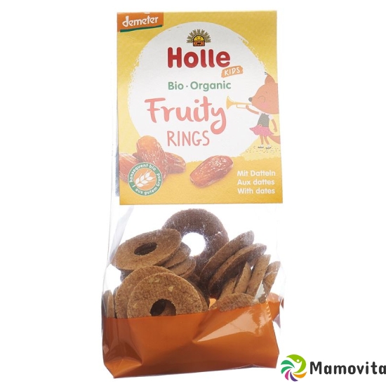 Holle Fruity Rings with dates 125g buy online