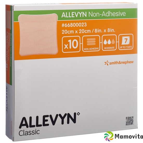 Allevyn Non-Adh Wundverband 20x20cm 10 Stück buy online