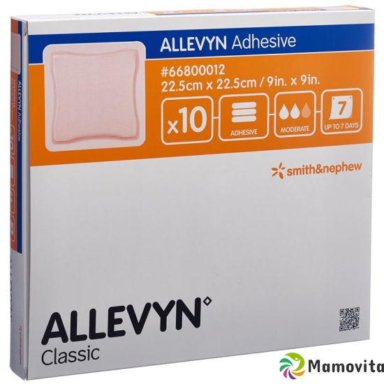 Allevyn Adhesive Wundverband 22.5x22.5cm 10 Stück buy online