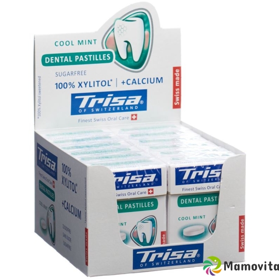 Trisa Dental Pastille Display Fresh Mint 12 Stück buy online