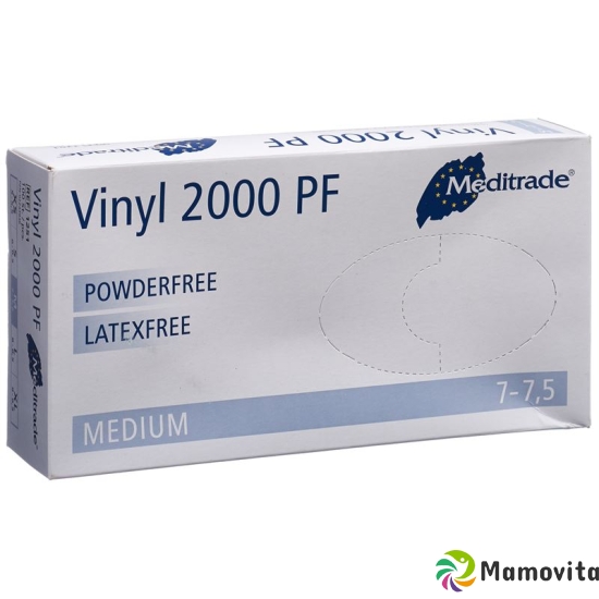 Meditrade Vinyl 2000 Pf U-hs M Puderfrei 100 Stück buy online