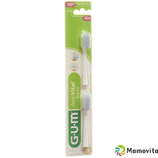 Gum Activital Sonic Ersatzbürsten 2 Stück buy online