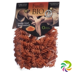 Optimys Rotes Linsenmehl Fusilli Bio Beutel 250g