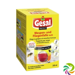 Gesal Protect Wespen U Fliegenfalle Ref 6x 200ml