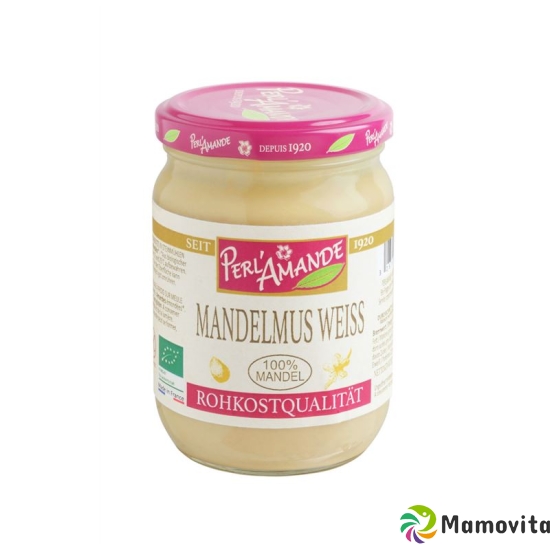 Perlamande Mandelmus Weiss Glas 250g buy online