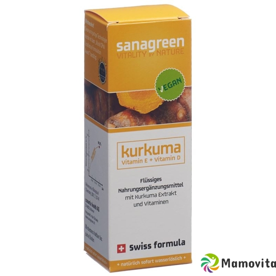 Kurkuma Sanagreen Mizell Curcuma Longa Extr 50ml buy online