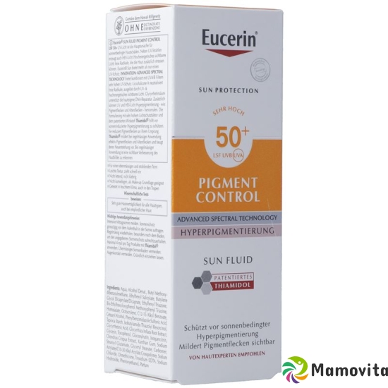 Eucerin Sun Fluid Pigment Control LSF 50+ Bottle 50ml buy online