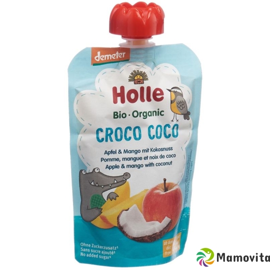 Holle Croco Coco - Pouchy apple mango coconut 100g buy online