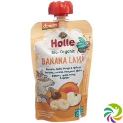 Holle Banana Lama Pouchy Banana Apple Mango Apricot 100g