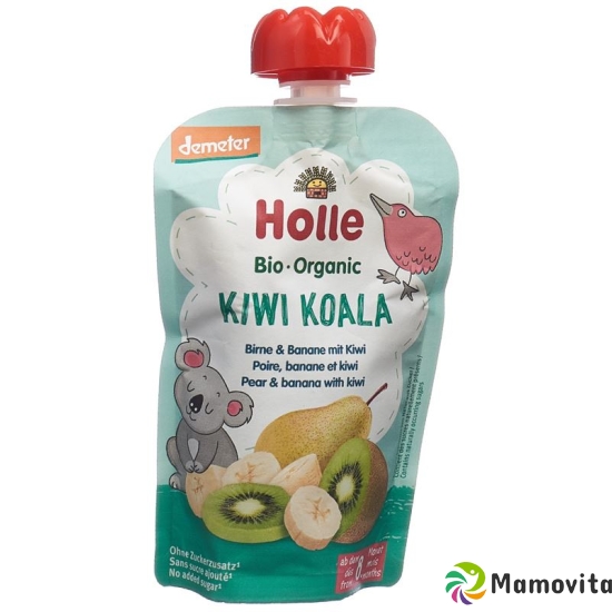 Holle Kiwi Koala - Pouchy pear & banana with kiwi 100g buy online