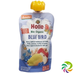 Holle Bluebird - Pouchy pear apple & blueberry oat 100 g