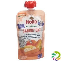 Holle Carrot Cat - Pouchy carrot mango banana & pear 100g