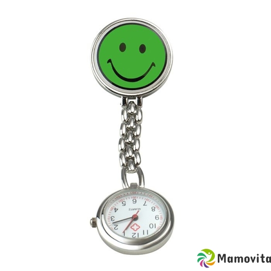 Sundo Schwestern-Uhr Smiley 9cm Grün M Clip Batt buy online