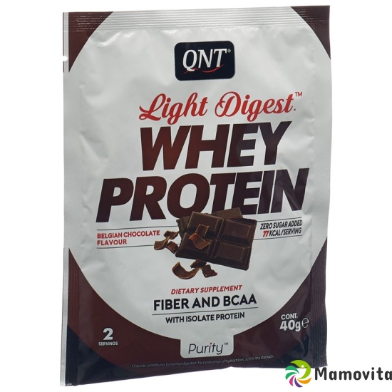 Qnt Light Digest Whey Protein Belgian Choco 40g buy online