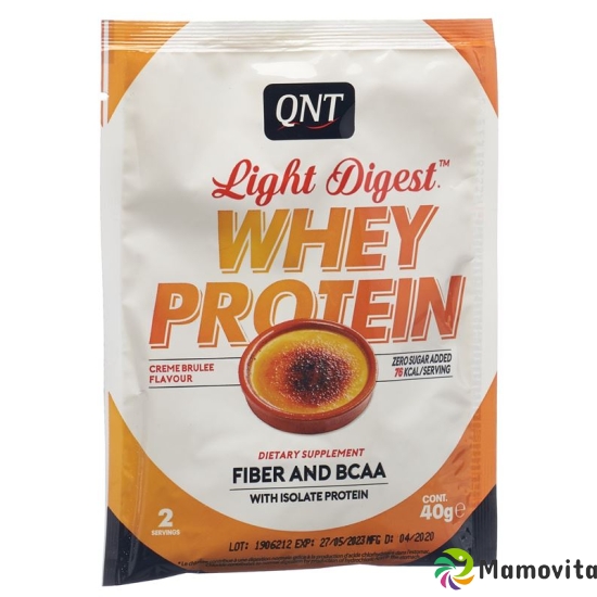 Qnt Light Digest Whey Protein Creme Brulee 40g buy online