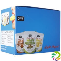 Qnt Light Digest Whey Protein Displ Mix Box 18x 40g