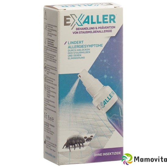 Exaller anti dust mite spray 75ml buy online