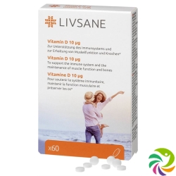 Livsane Vitamin D 10mcg Dose 60 Stück