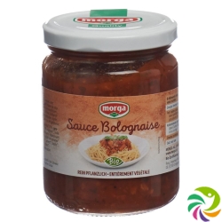 Morga Sauce Bolognaise mit Soja Bio Glas 250g